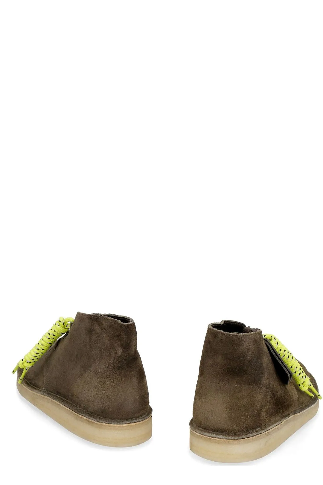 Clarks Round Toe Lace-Up Boots