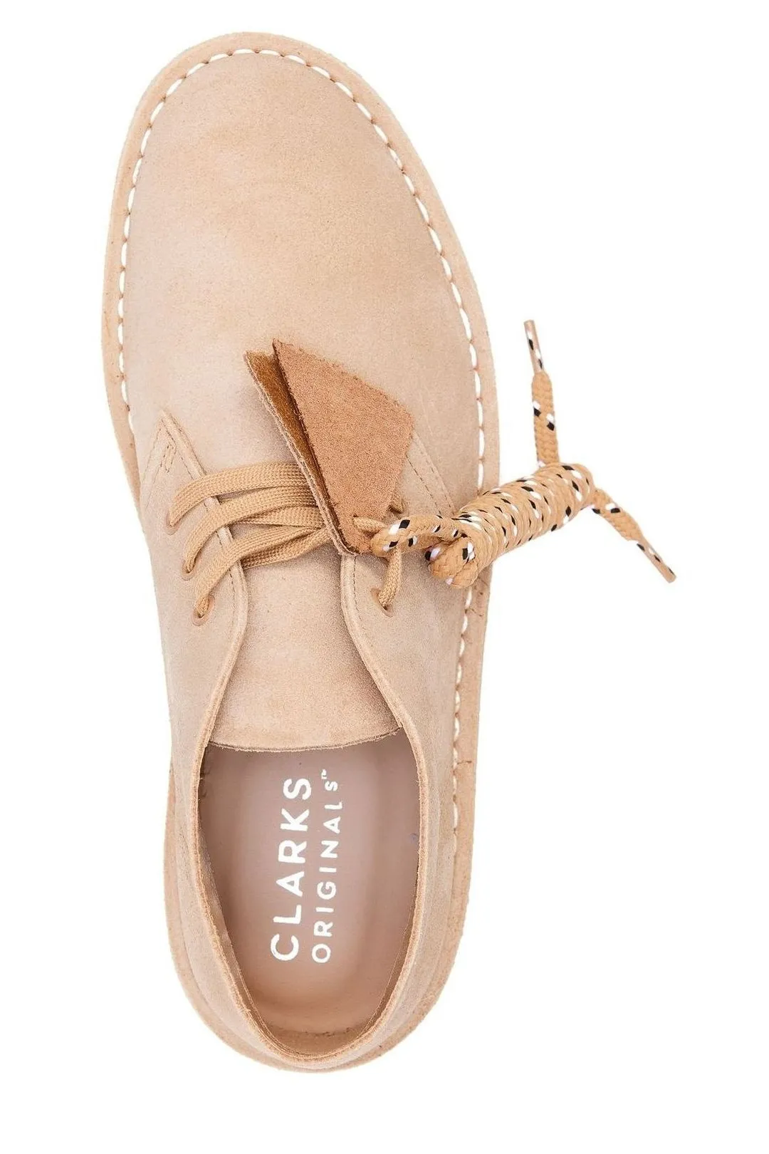 Clarks Round Toe Lace-Up Boots