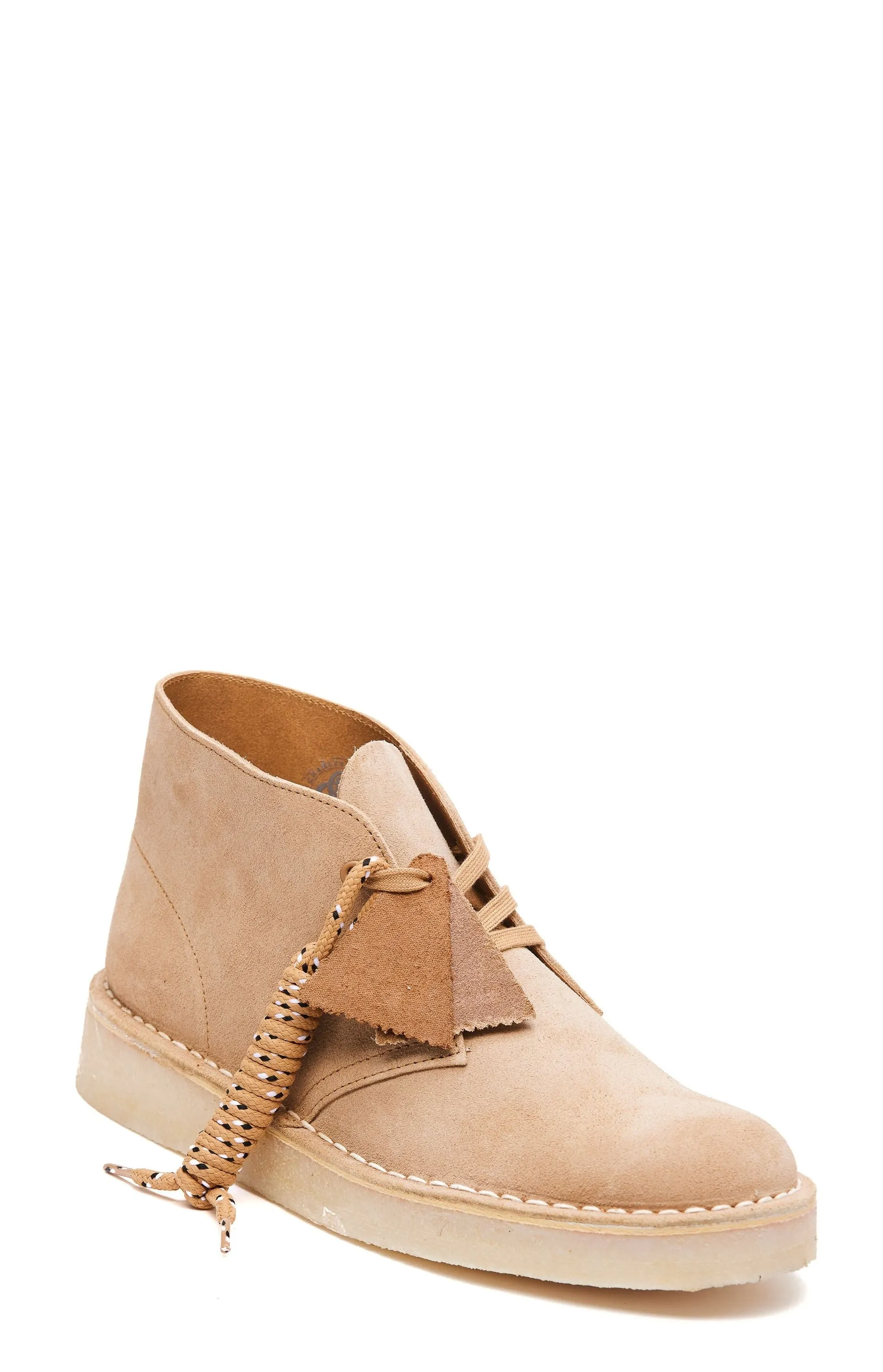 Clarks Round Toe Lace-Up Boots