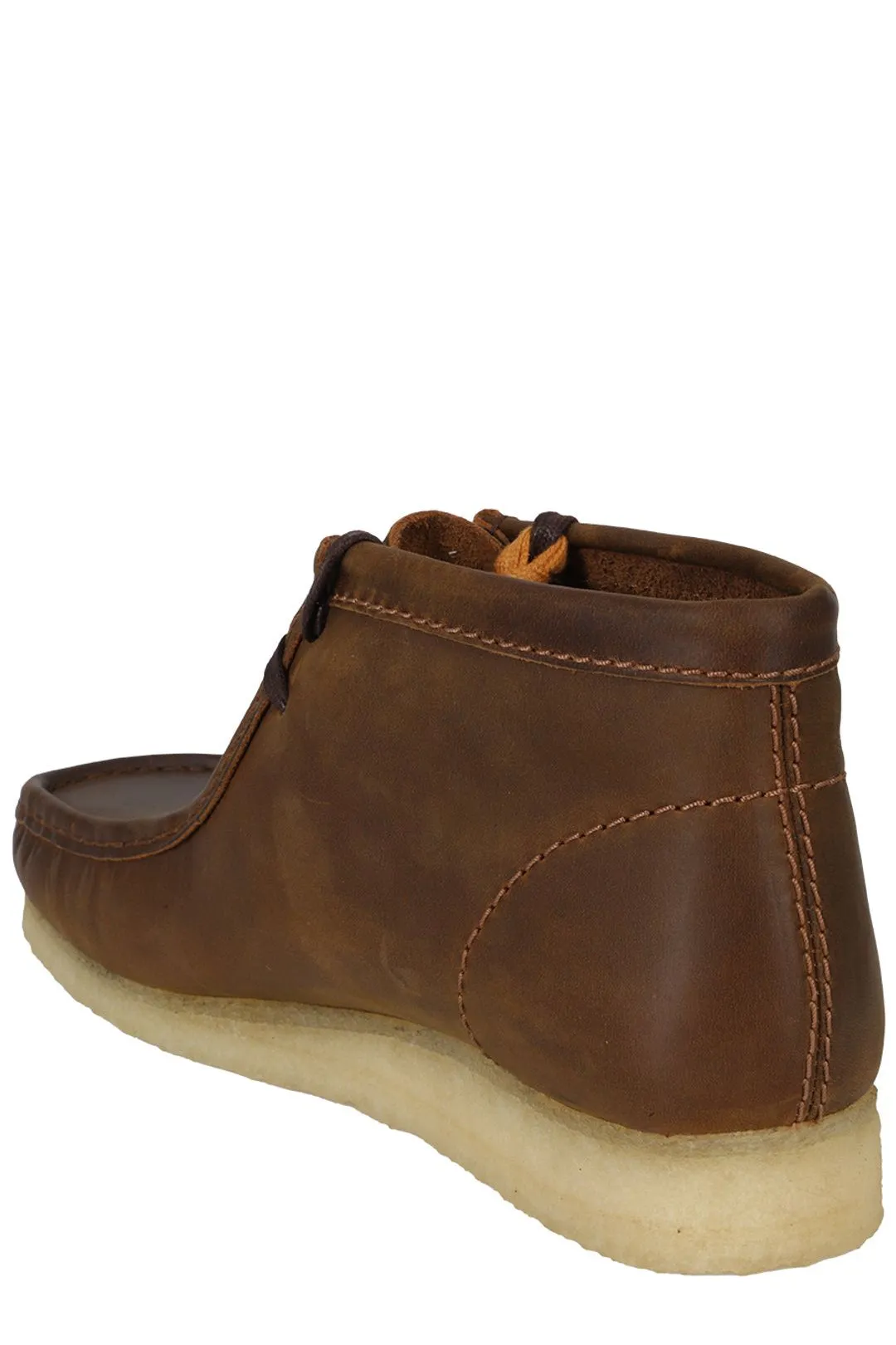 Clarks Round Toe Lace-Up Desert Boots