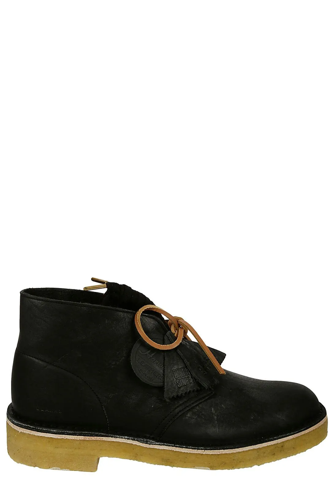 Clarks Round Toe Lace-Up Desert Boots