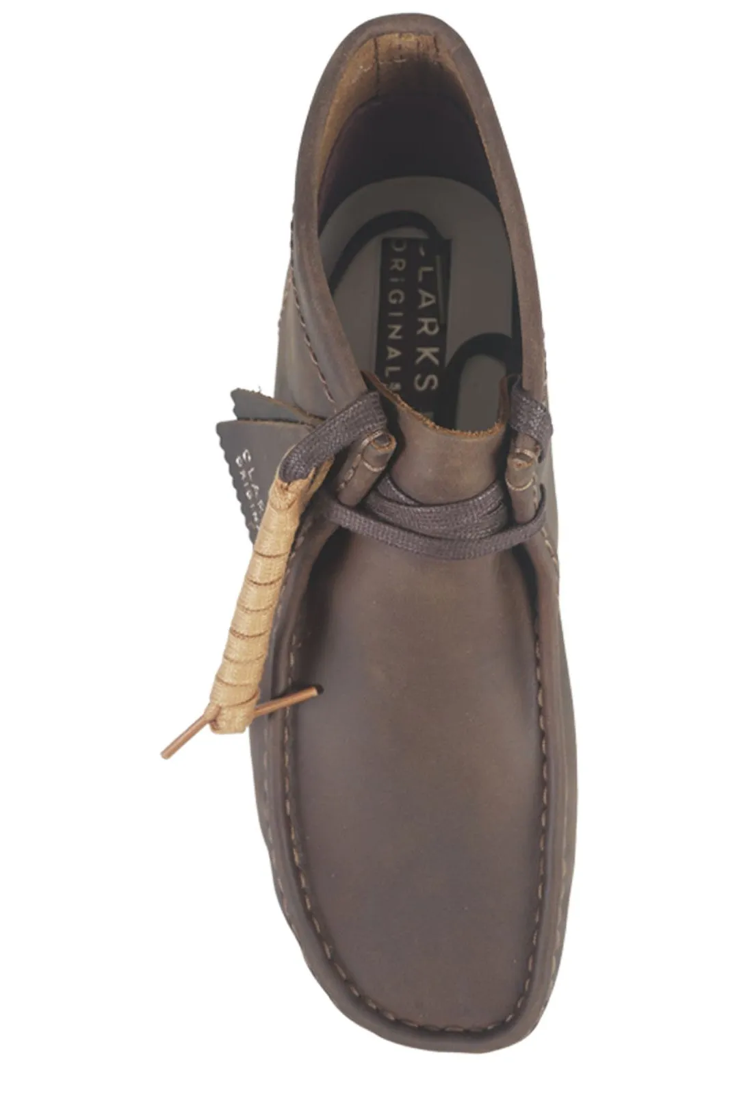 Clarks Round Toe Lace-Up Desert Boots