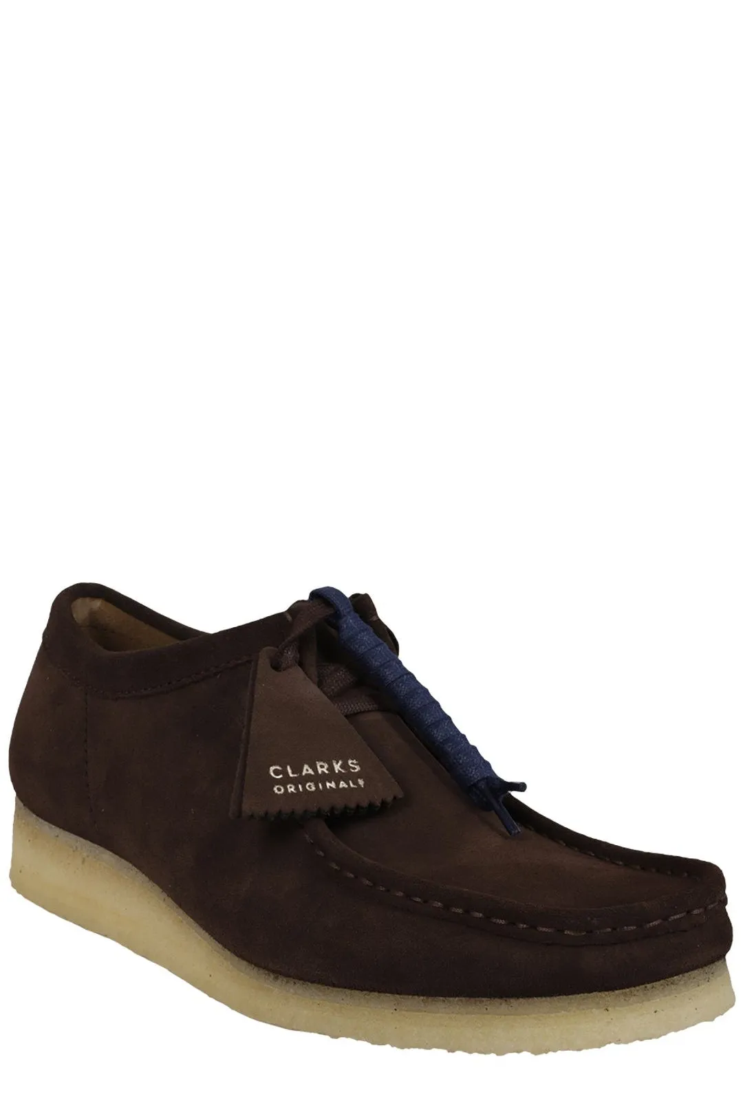 Clarks Square Toe Lace-Up Shoes