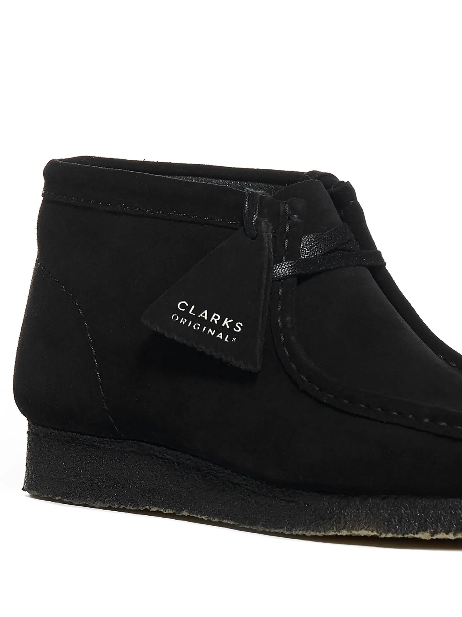 Clarks Wallabee Square Toe Lace-Up Boots