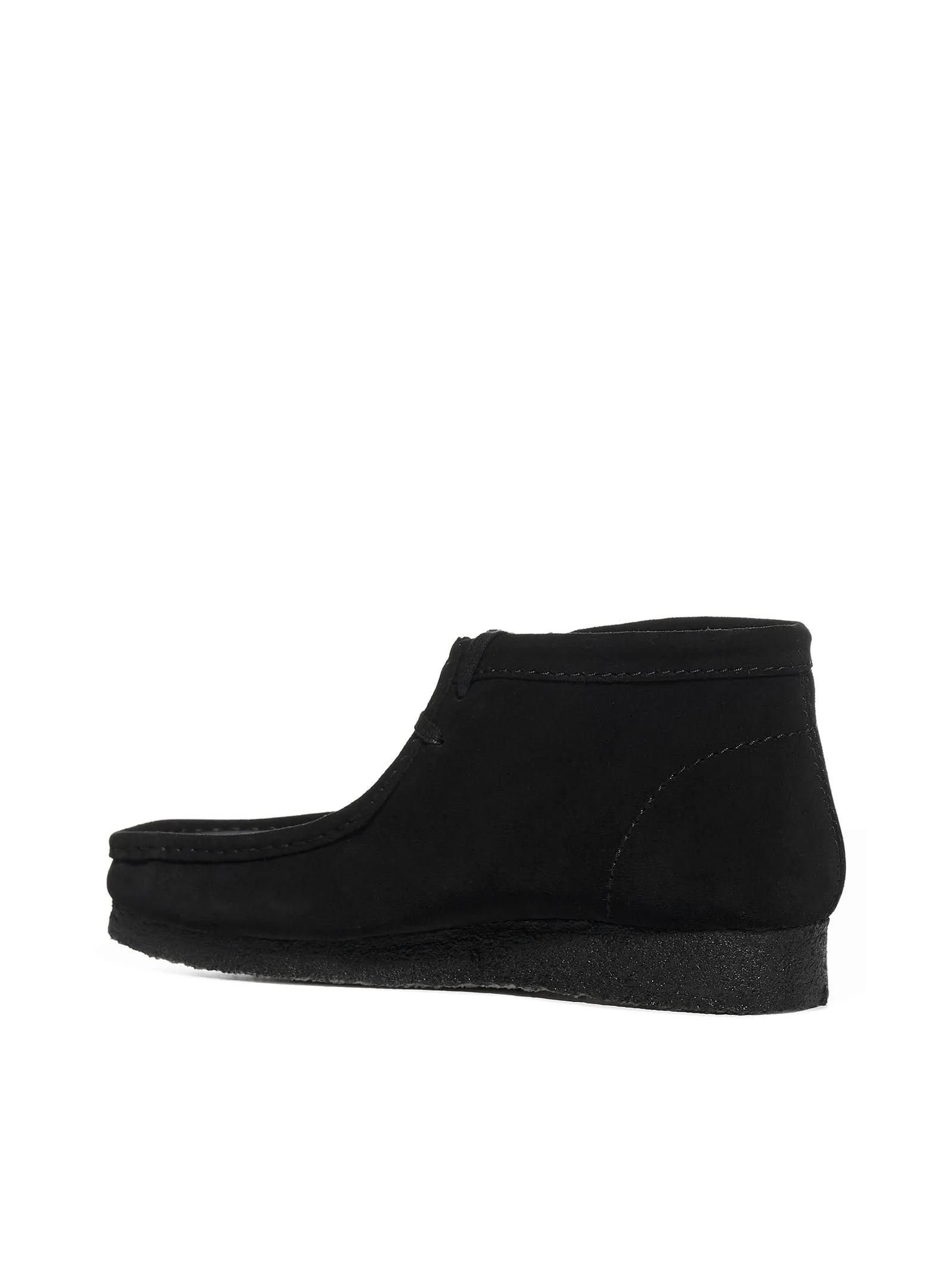 Clarks Wallabee Square Toe Lace-Up Boots