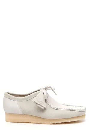 Clarks Wallabee Square Toe Lace-Up Loafers