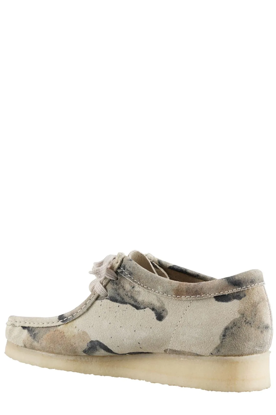 Clarks Wallabee Square Toe Lace-Up Shoes