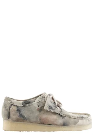 Clarks Wallabee Square Toe Lace-Up Shoes