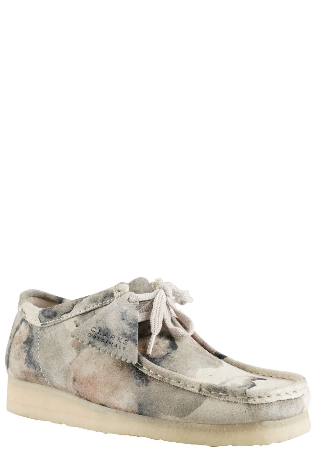 Clarks Wallabee Square Toe Lace-Up Shoes