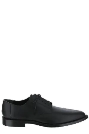 Comme des Garons Homme Plus Pointed-Toe Lace-Up Shoes