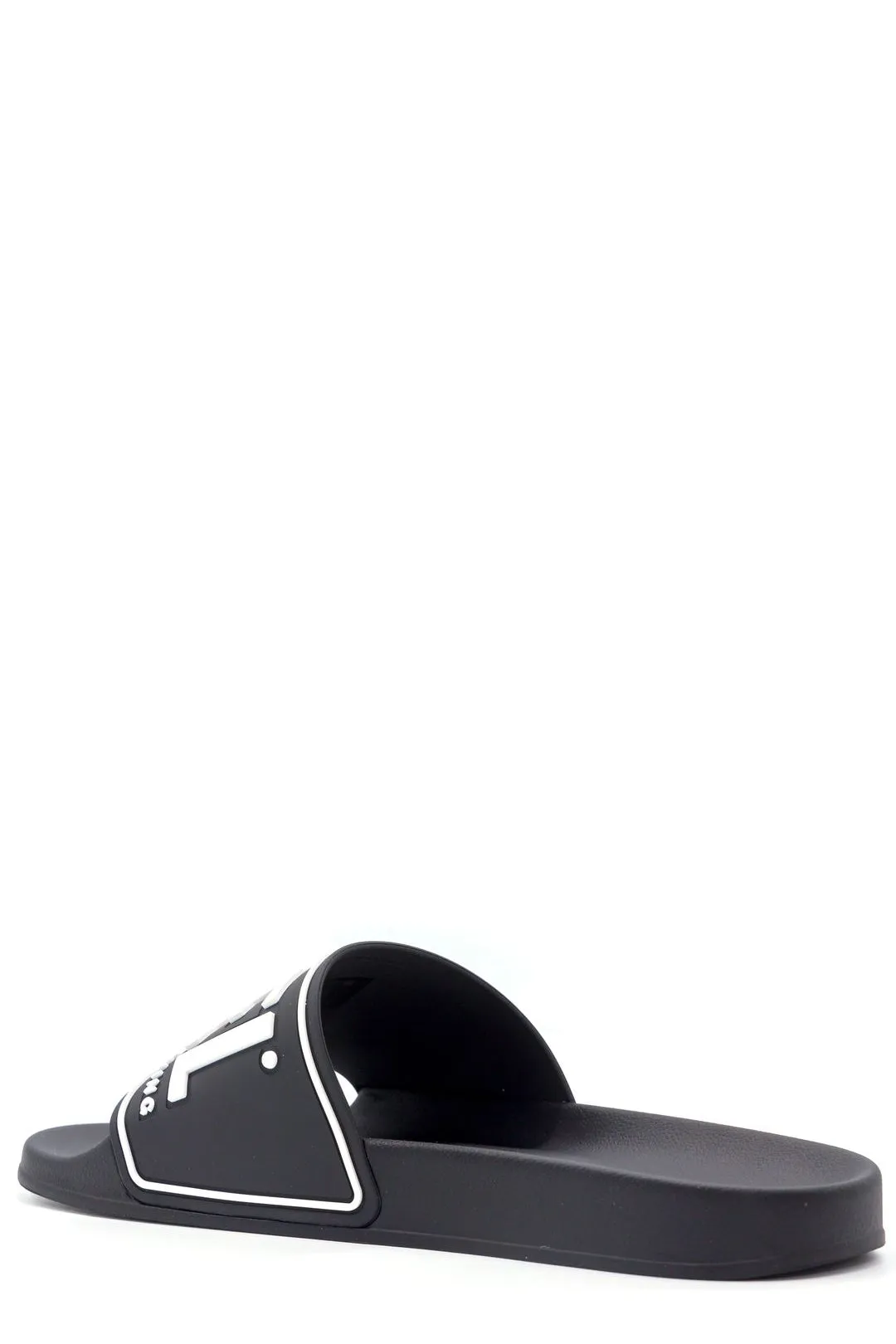 Diesel Logo Embossed Open-Toe Slides