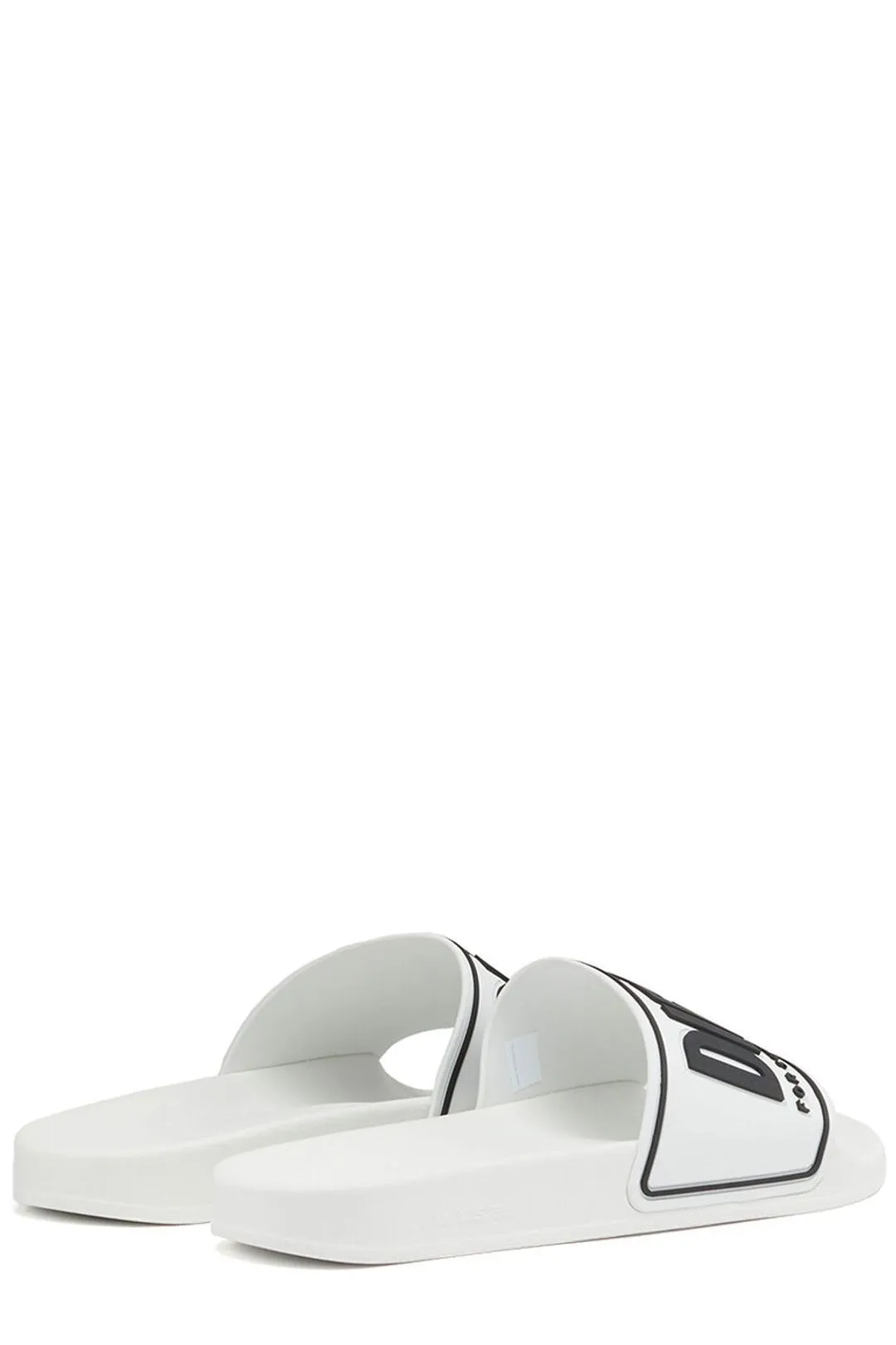 Diesel Logo Embossed Open-Toe Slides
