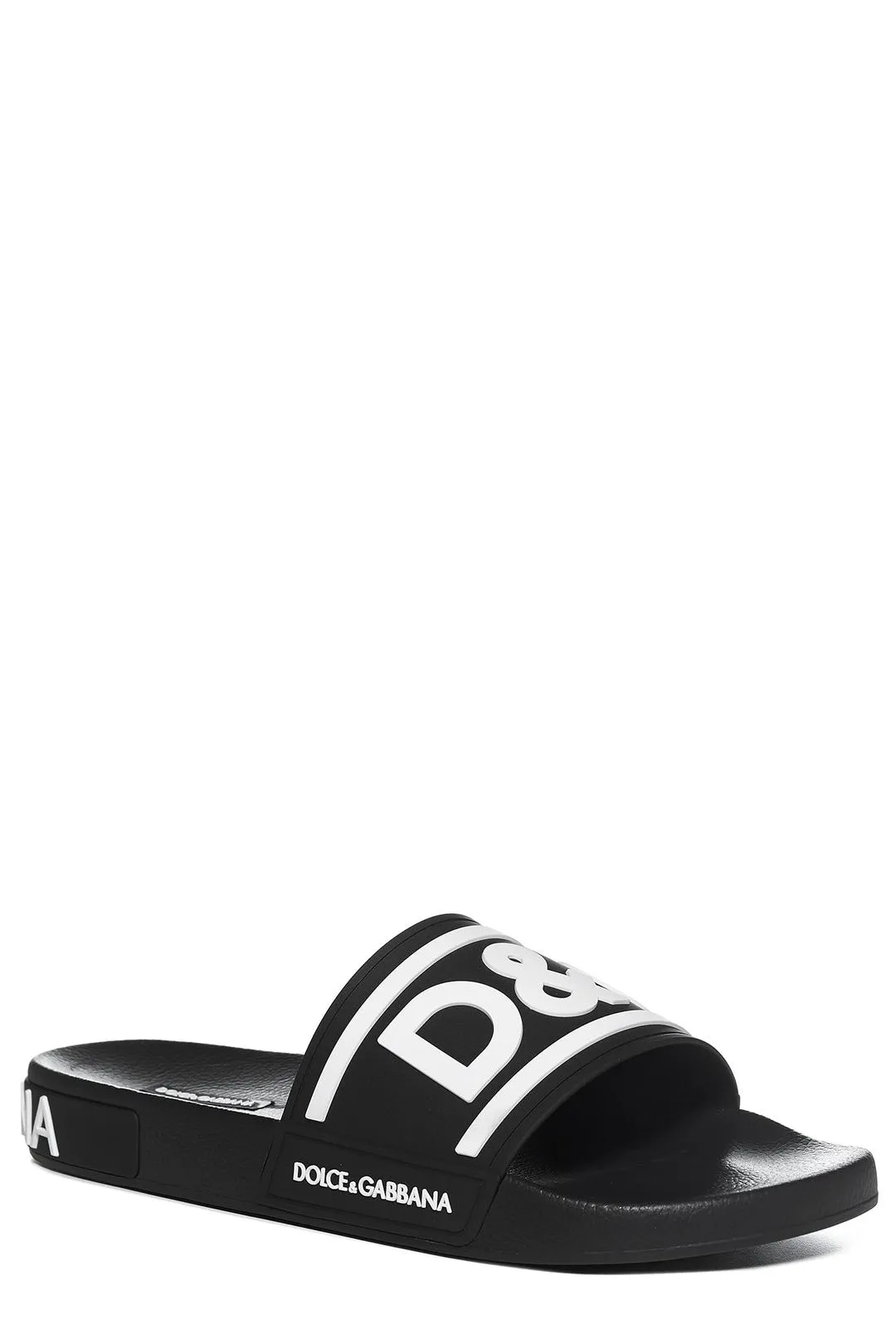 Dolce & Gabbana DG Logo Embossed Slides