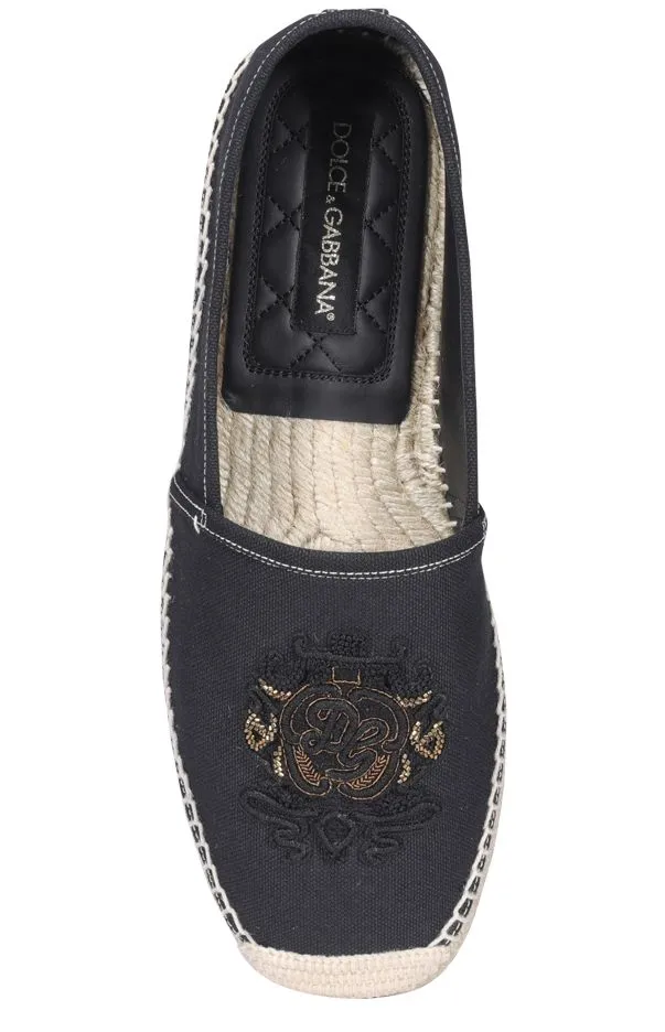 Dolce & Gabbana DG Logo Embroidered Espadrilles