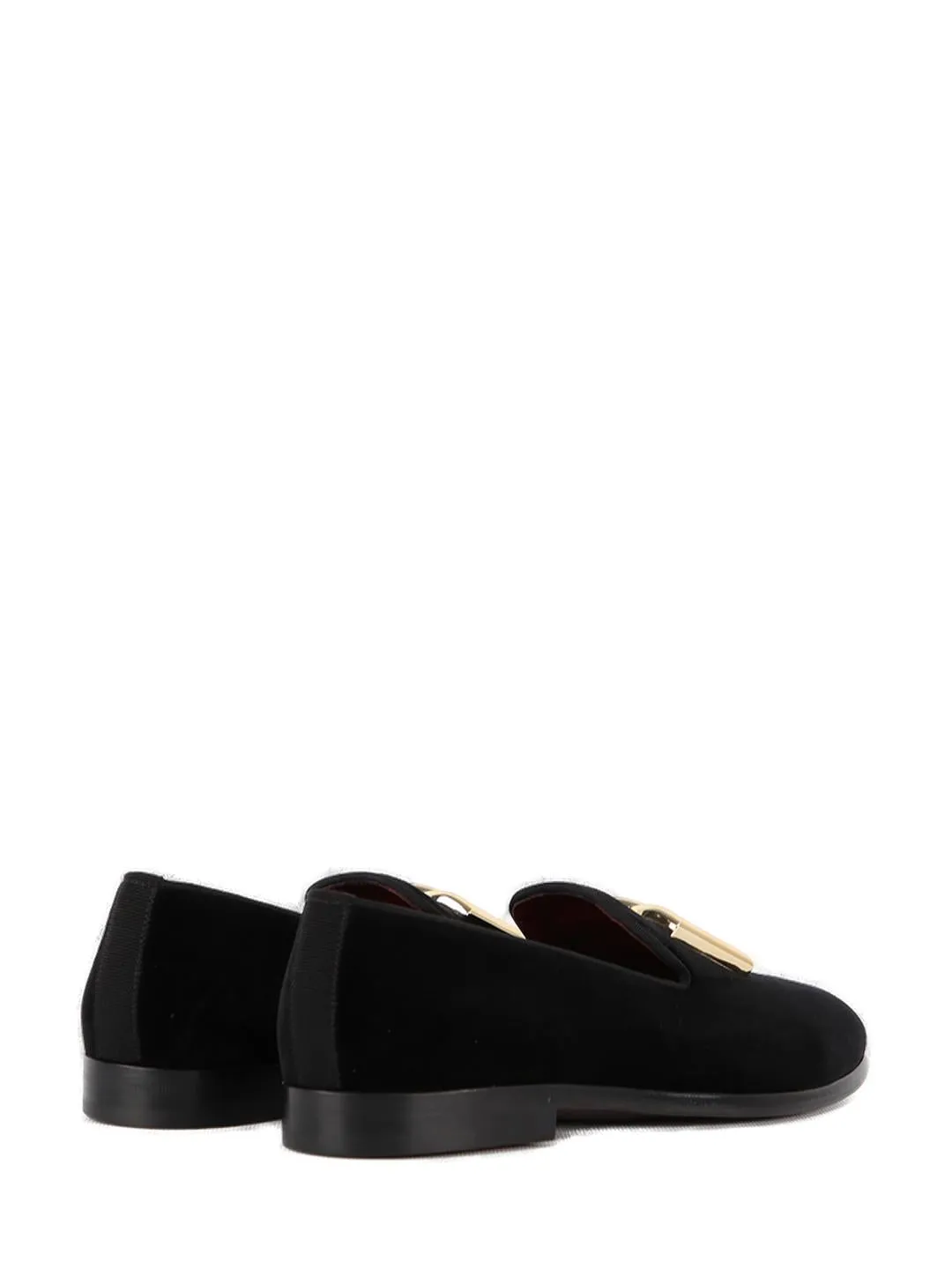 Dolce & Gabbana DG Logo Plaque Slip-On Loafers