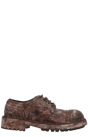 Dolce & Gabbana Distressed Brogue Shoes