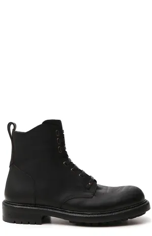 Dolce & Gabbana Lace-Up Ankle Boots