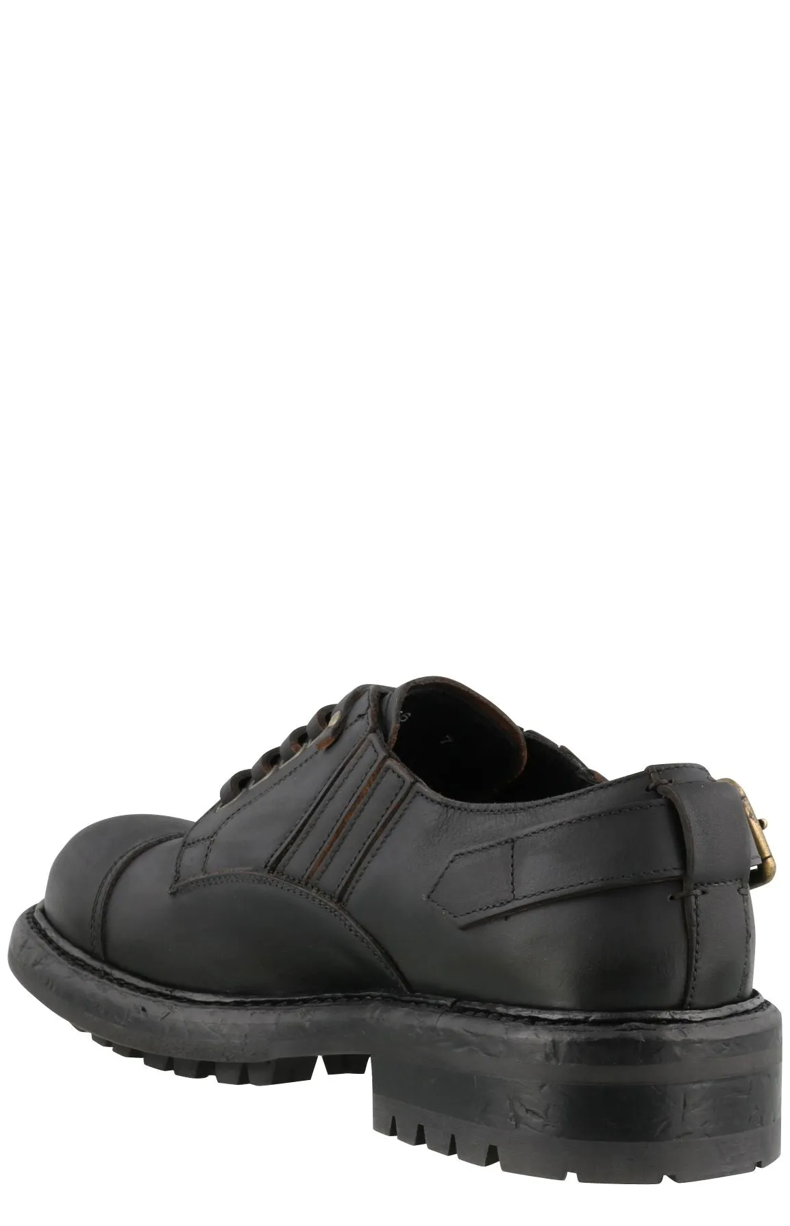 Dolce & Gabbana Lace-Up Buckle Detail Derby Shoes