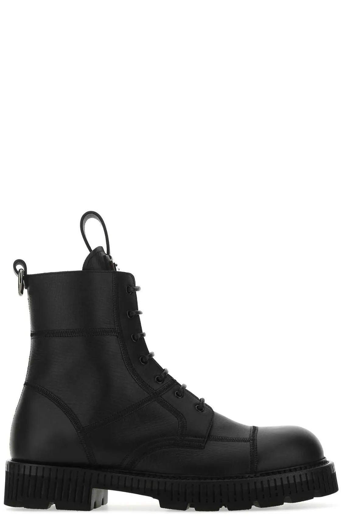 Dolce & Gabbana Logo Plaque Ankle Boots