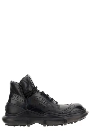Dolce & Gabbana Logo Plaque Ankle Boots