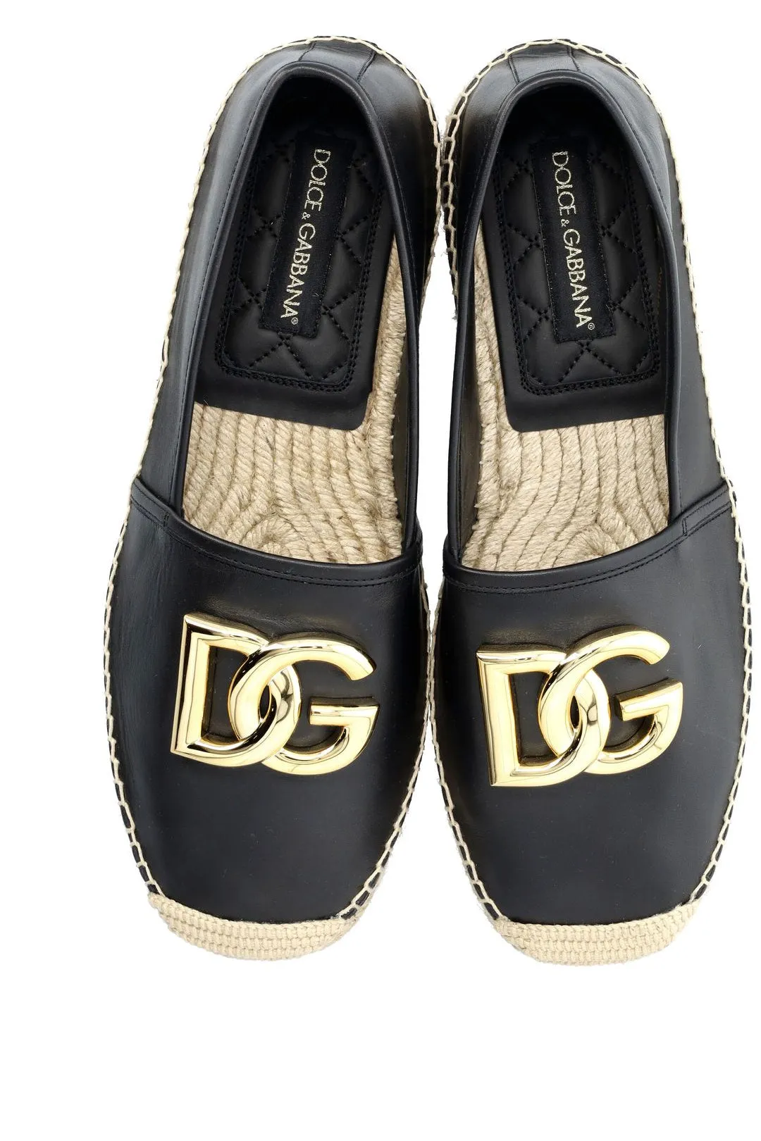 Dolce & Gabbana Logo Plaque Slip-On Espadrilles