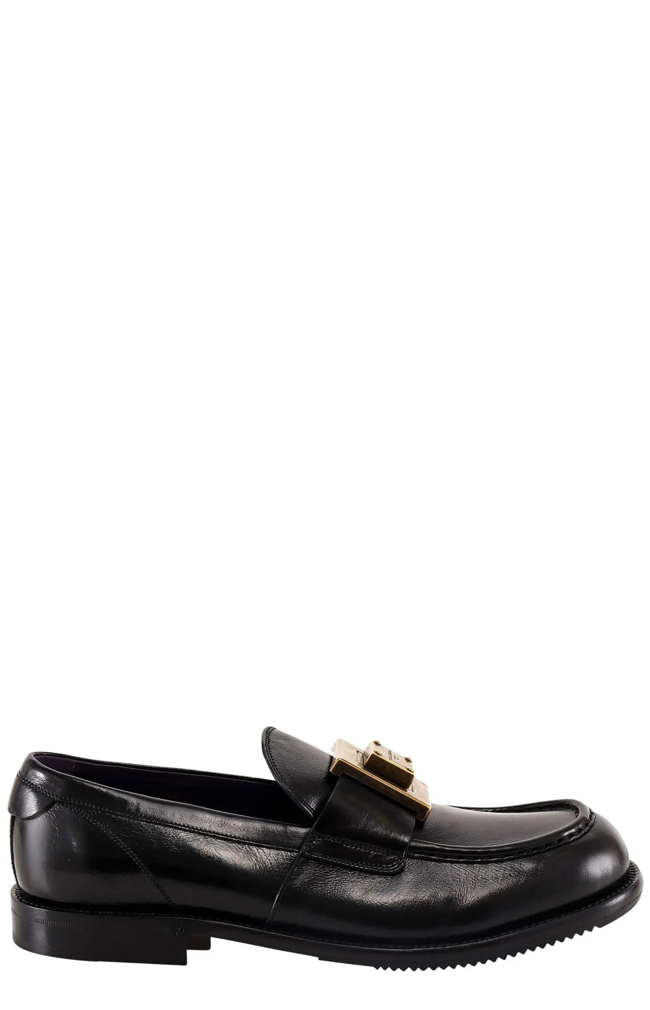 Dolce & Gabbana Mino Logo Plaque Loafers
