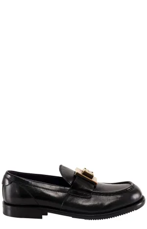Dolce & Gabbana Mino Logo Plaque Loafers