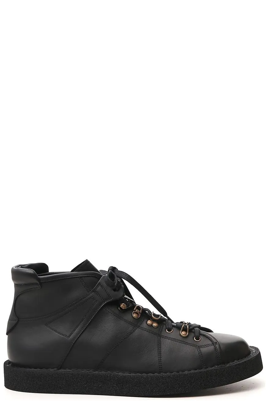 Dolce & Gabbana Modigliani Lace-Up Ankle Boots