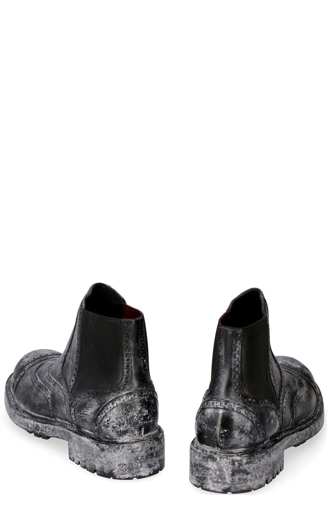 Dolce & Gabbana Vintage Effect Chelsea Boots