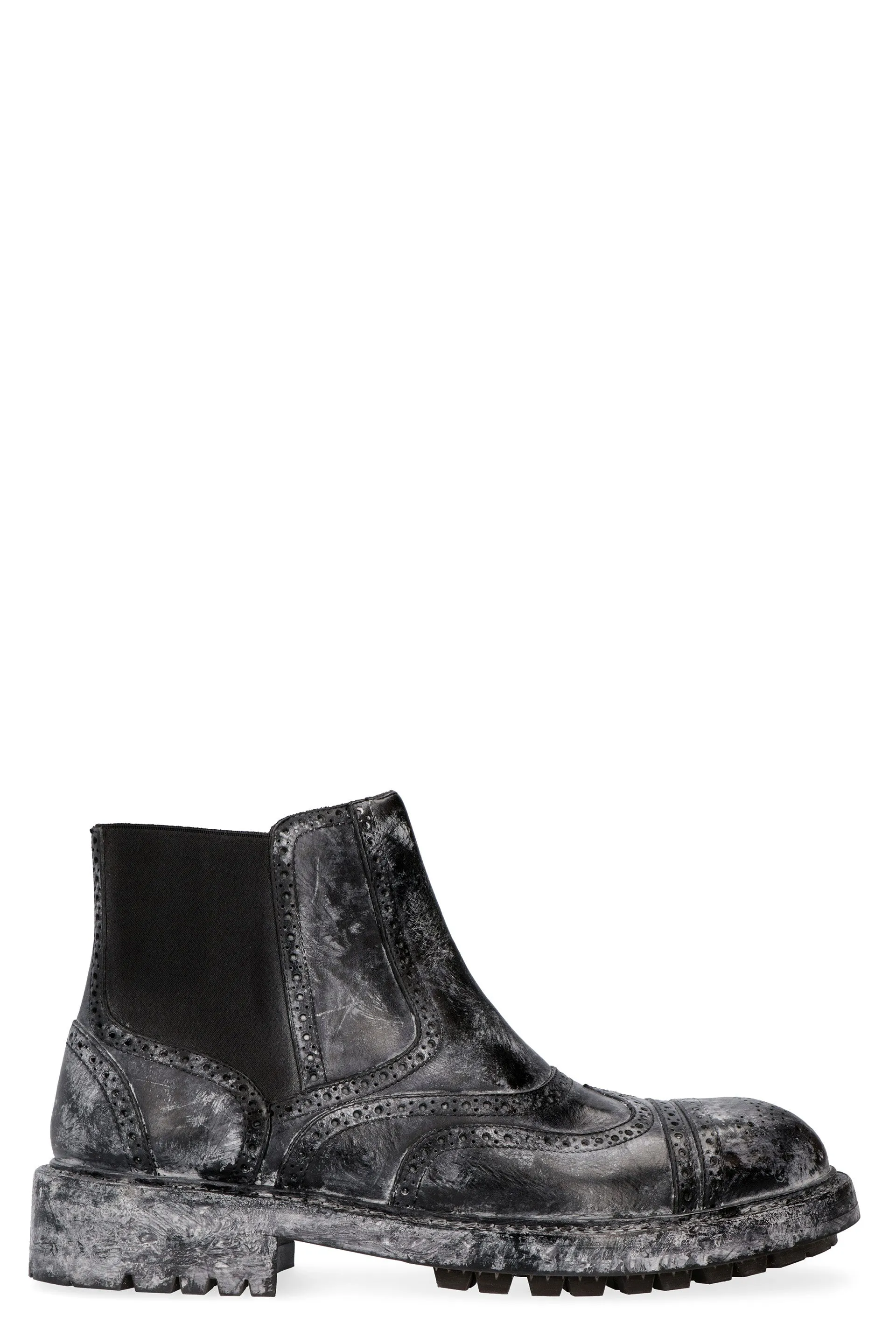 Dolce & Gabbana Vintage Effect Chelsea Boots