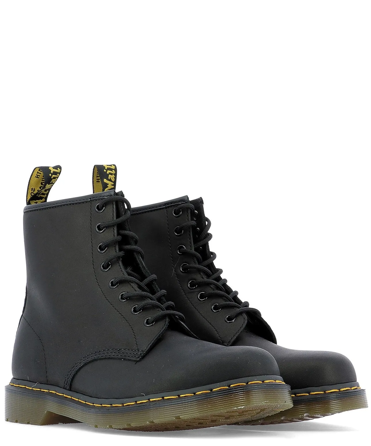 Dr. Martens Greasy Combat Boots
