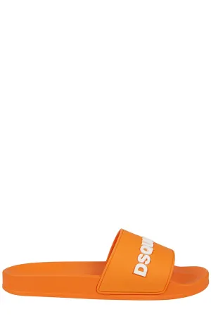 Dsquared2 Logo Embossed Slides
