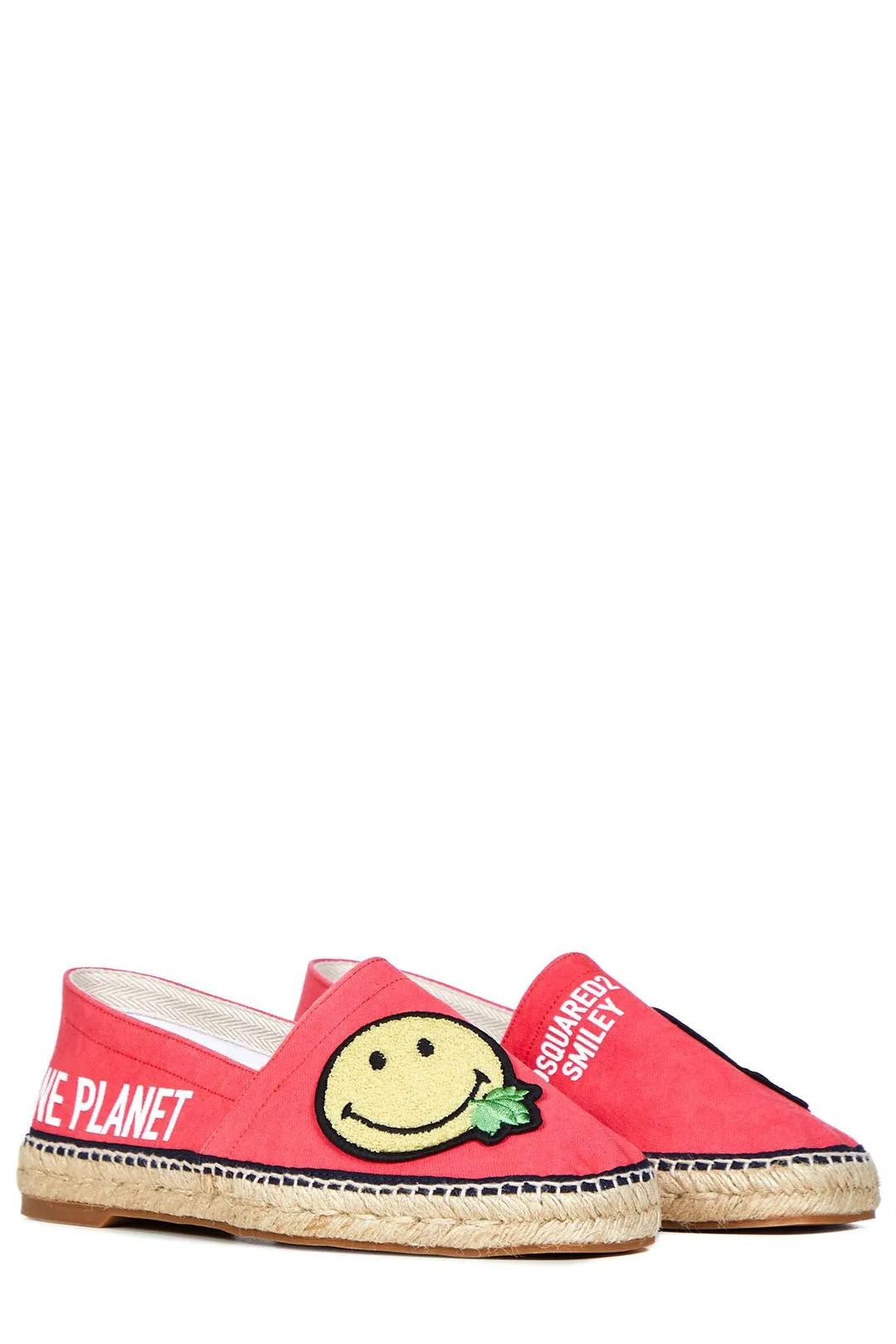 Dsquared2 Logo Slogan Jacquard Espadrilles