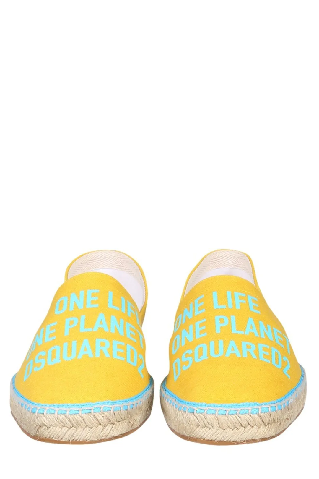 Dsquared2 Logo Slogan Jacquard Espadrilles