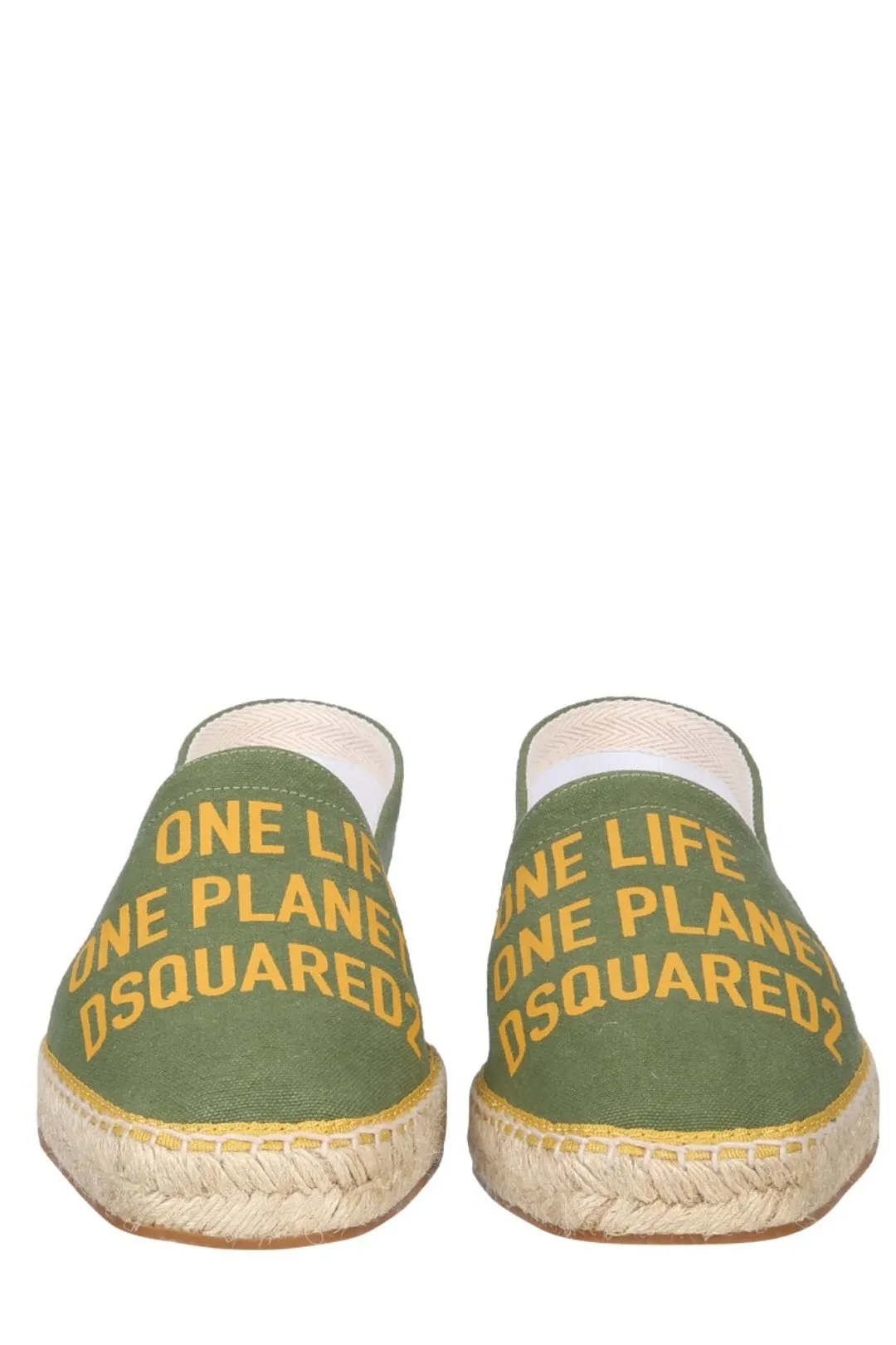 Dsquared2 Logo Slogan Jacquard Espadrilles