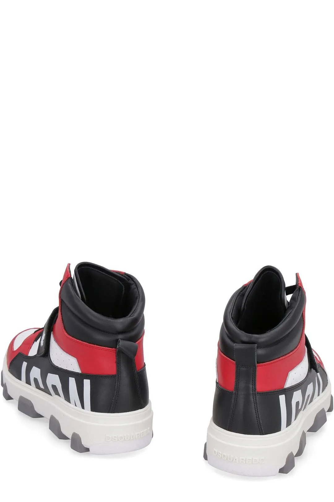 Dsquared2 Slogan Printed High-Top Sneakers