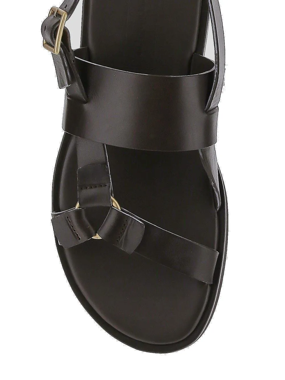 Ermenegildo Zegna Logo Detailed Sandals