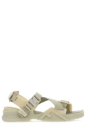 Fendi Buckle Detailed Strap Sandals