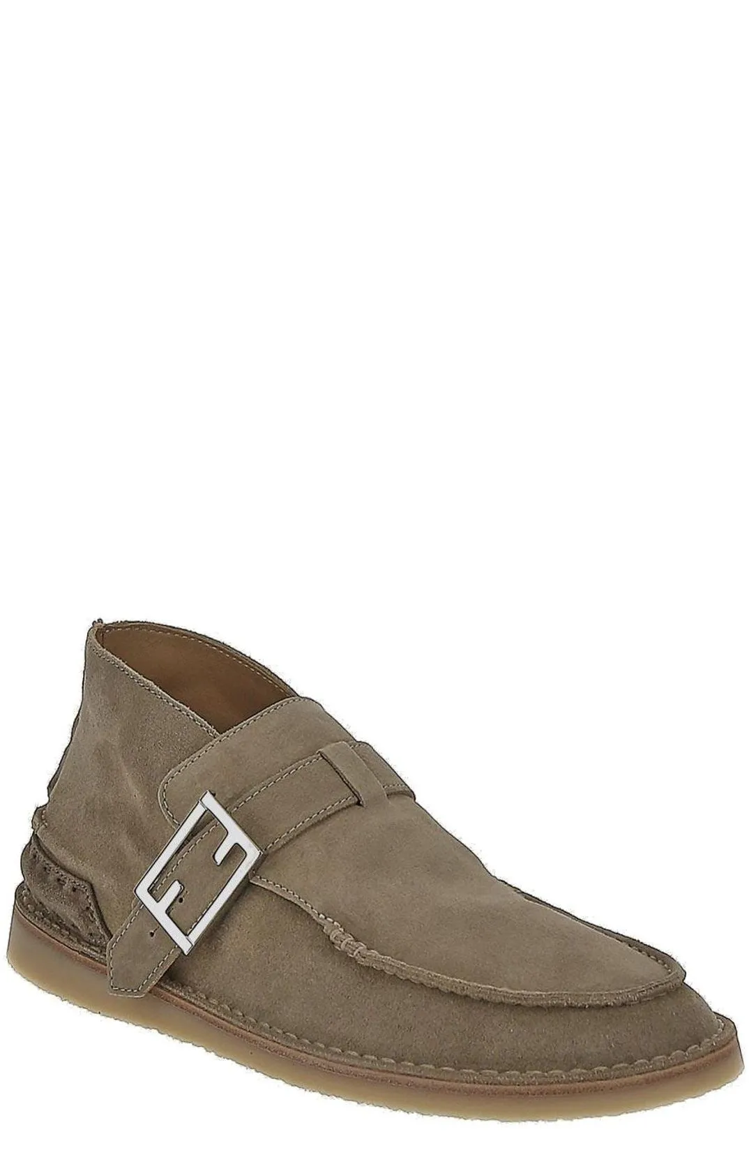 Fendi FF Buckled Desert Boots