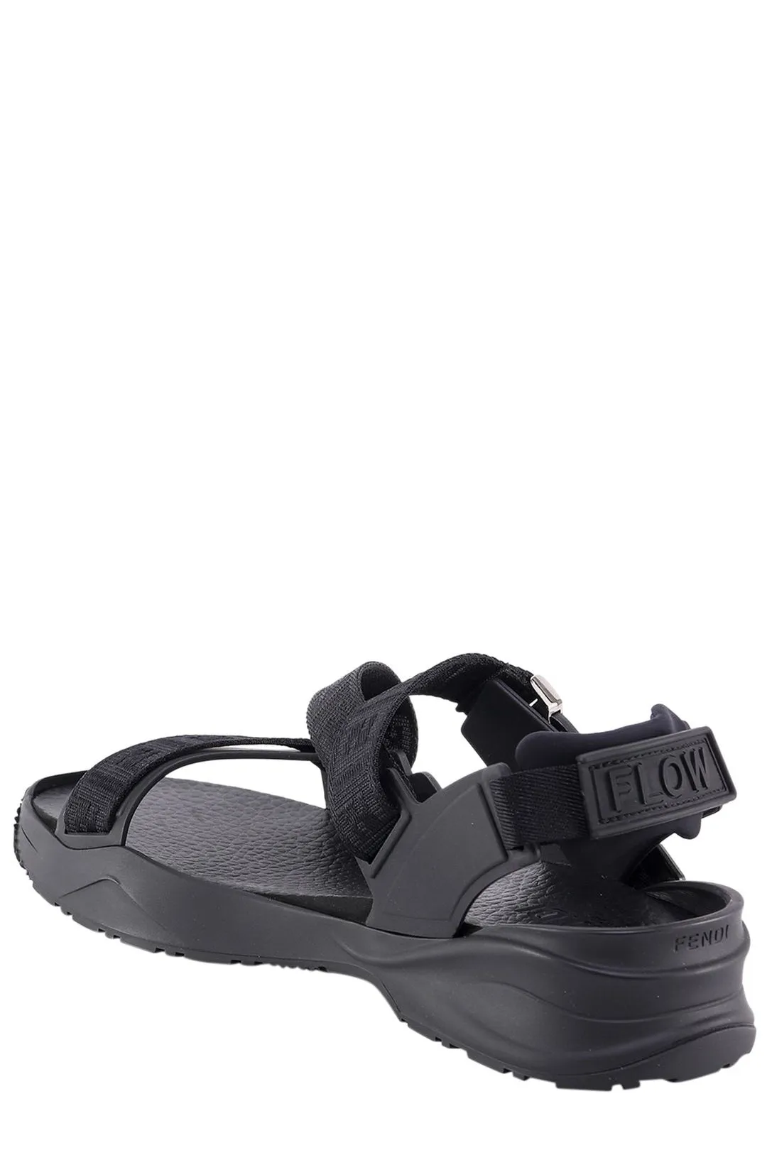 Fendi Flow FF Jacquard Touch Strapped Sandals