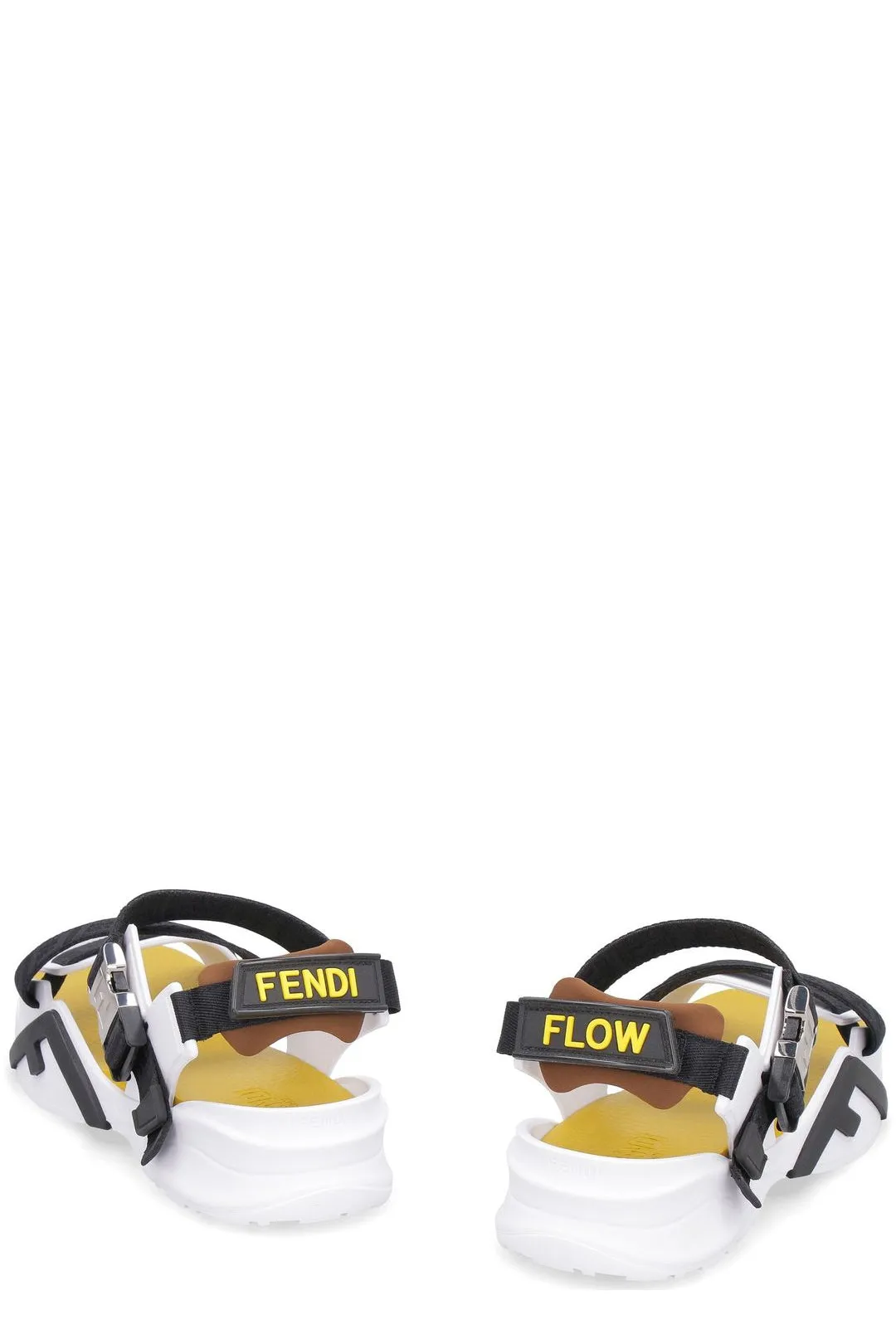 Fendi Flow FF Jacquard Touch Strapped Sandals