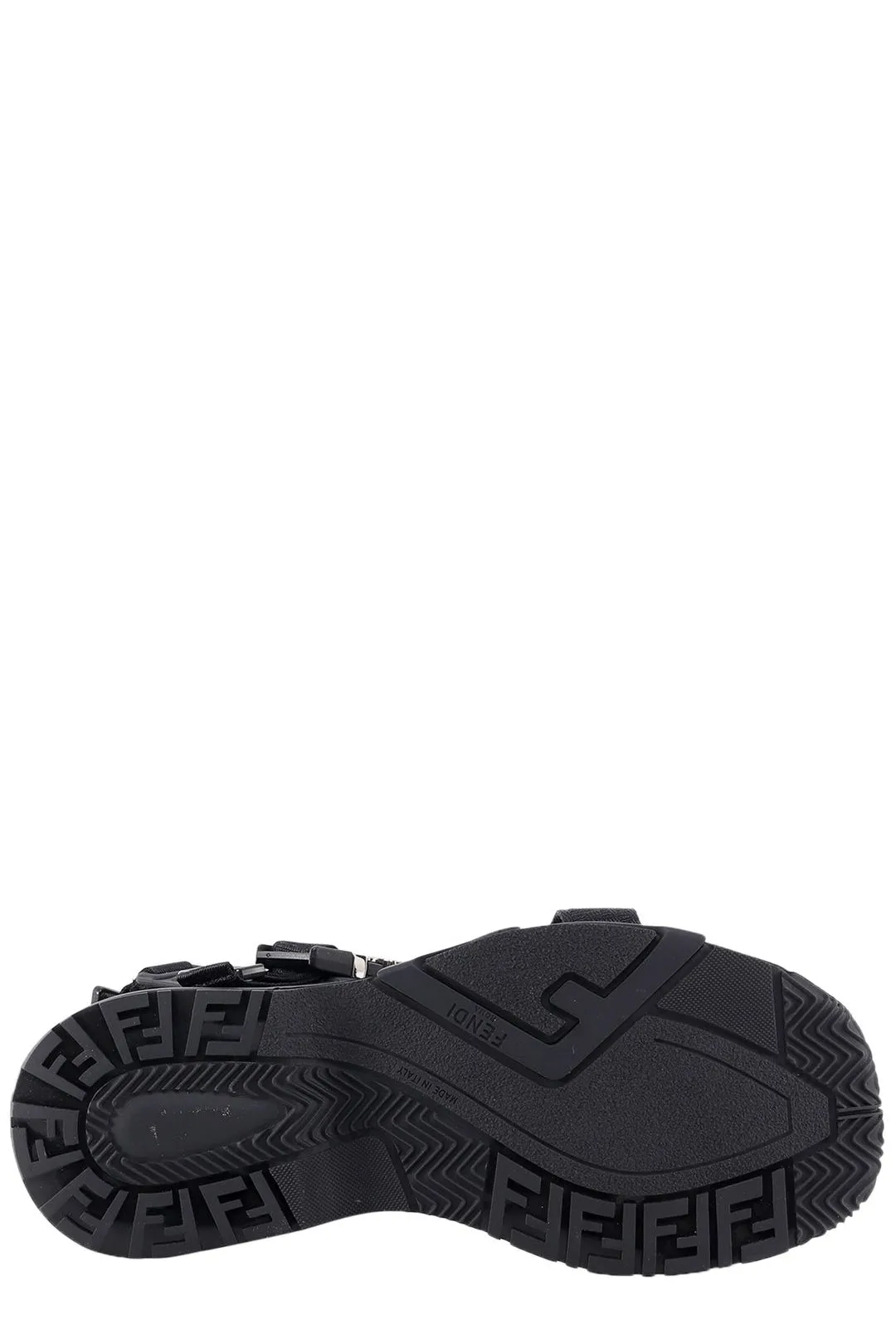 Fendi Flow FF Jacquard Touch Strapped Sandals
