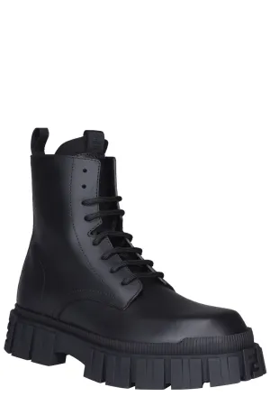 Fendi Force Lace-Up Ankle Boots