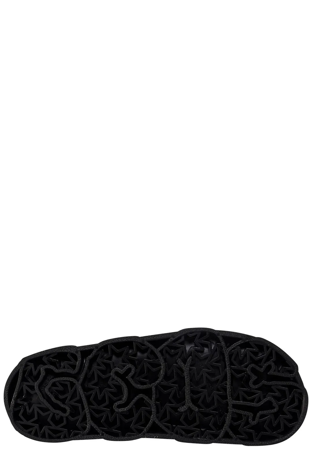 GCDS Logo Print Touch Strap Sandals