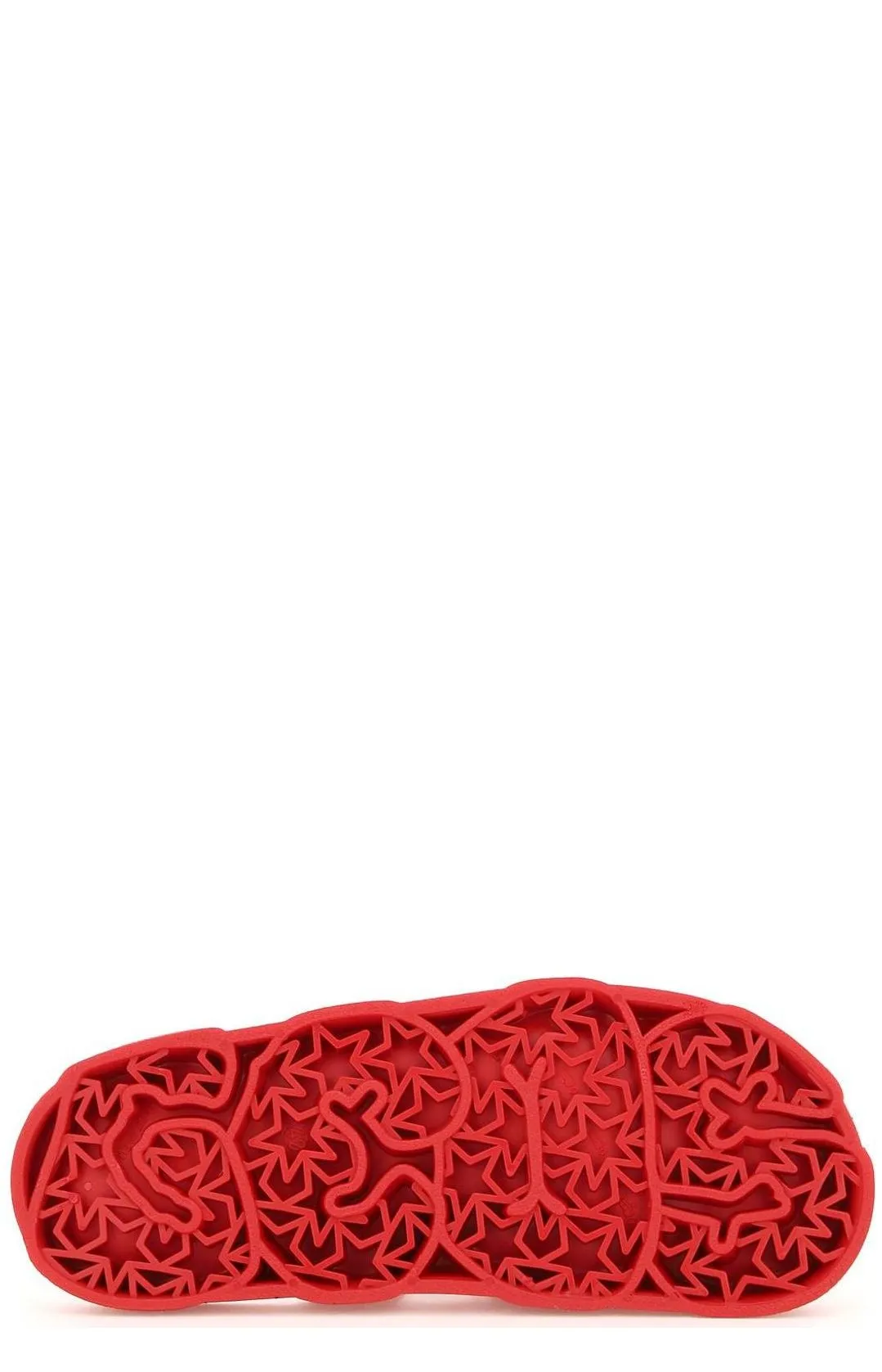 GCDS Logo Print Touch Strap Sandals