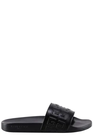 Givenchy Embossed Paris Flat Sandals