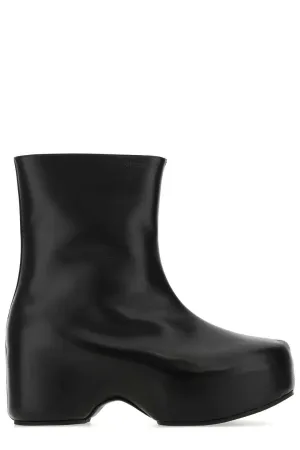 Givenchy Logo Embossed Clog Straight Boots