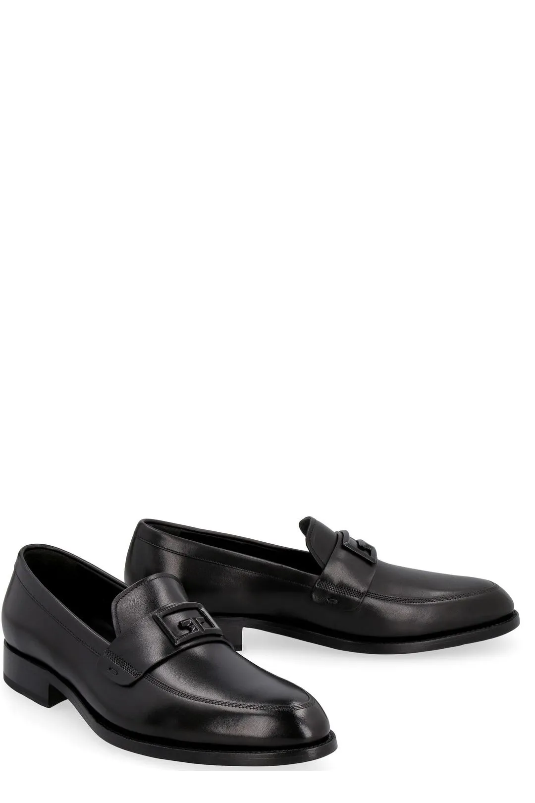 Givenchy Logo Plaque Slip-On Loafers