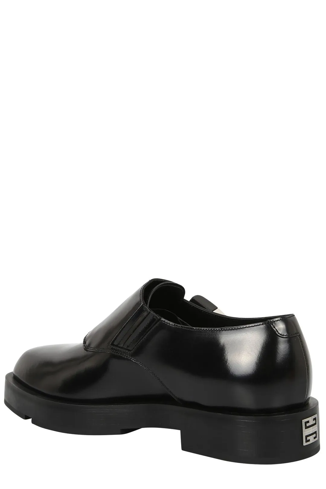 Givenchy Logo Plaque Squared Derby Shoes