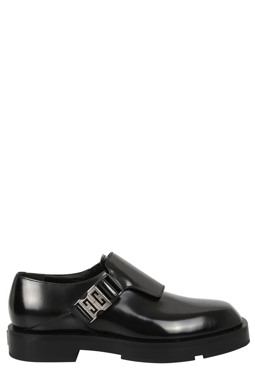 Givenchy Logo Plaque Squared Derby Shoes
